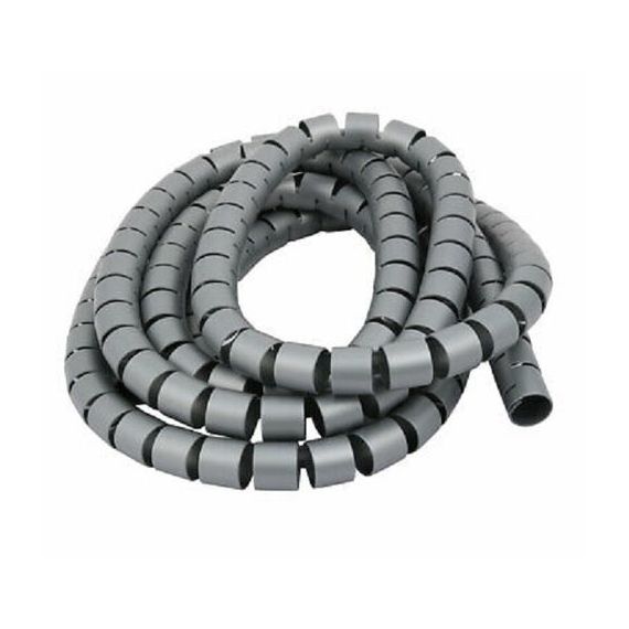 Guaina copricavo spirale 20mm x 2.5 metri grigia EL811 