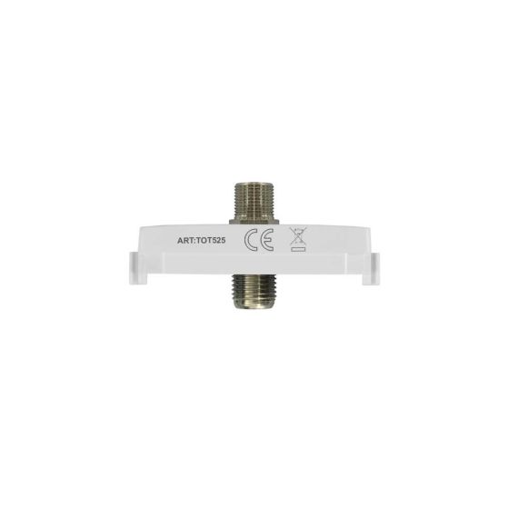 Presa Tv a Vite Satellitare da Incasso Bianca Compatibile Matix EL2068 