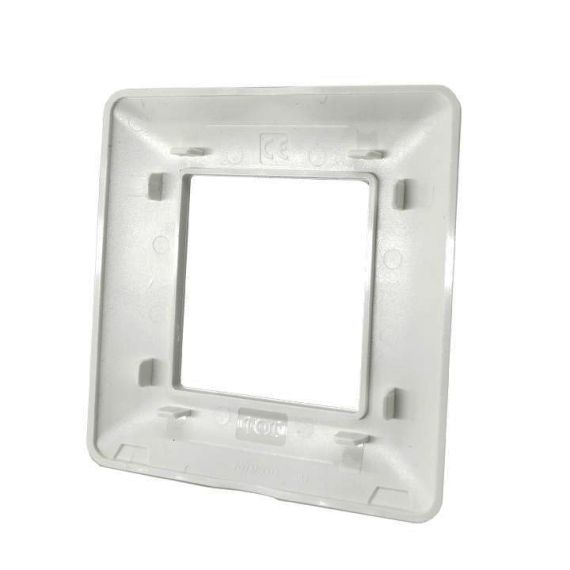 Placca 2 posti bianca compatibile Matix EL2294 