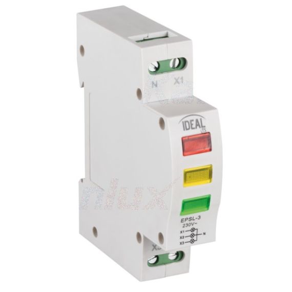 Indicatore di tensione per guida DIN KLI-RGY Kanlux KA2180 Kanlux