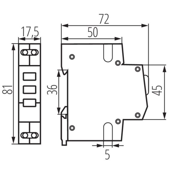 Indicatore di tensione per guida din KLI-3G Kanlux KA1039 Kanlux