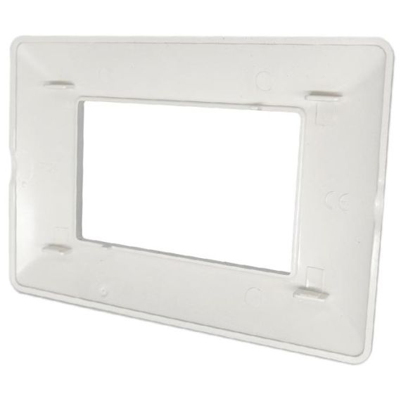 Placca in tecnopolimero 3P argento compatibile Matix EL1043 