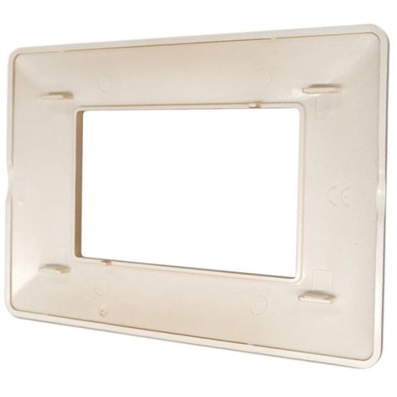 Placca in tecnopolimero 3P oro compatibile Matix EL2253 