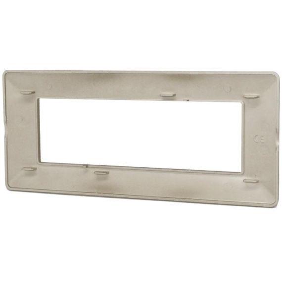 Placca in tecnopolimero 6P champagne compatibile Matix EL2328 