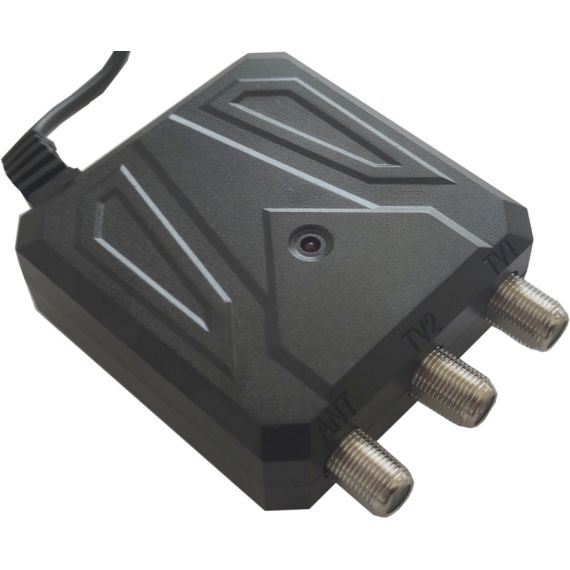 Alimentatore antenna TV 12V 300mA 2 uscite MT200 WEB