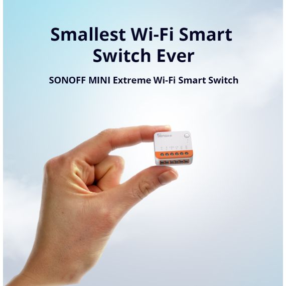 Interruttore smart wireless 2 vie WiFi 2.4G MINIR4 K832 Sonoff