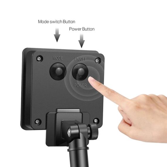 Striscia LED luce fredda in filo di rame 10m 100 led con pannello solare WB249 