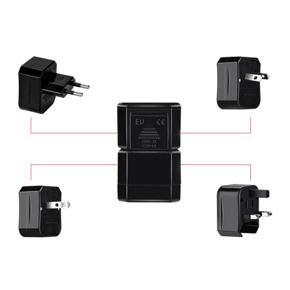 Adattatore da viaggio per prese elettriche Europa/America/Inghilterra KSC-174 F2230 Kakusiga