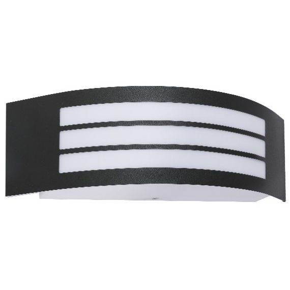 Lampada applique da parete per esterni 1xE27 315x90x100mm nera Vito EL156 Vito