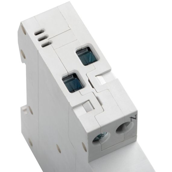 Interruttore magnetotermico 1P+N C6 6A Kanlux KA1124 Kanlux