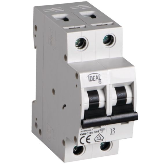 Interruttore magnetotermico 2P 16A Kanlux KA1170 Kanlux