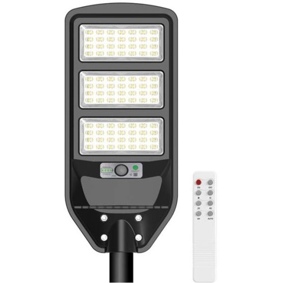 Lampione solare LED 120W 1800lm 6000k luce fredda Vito EL1482 Vito