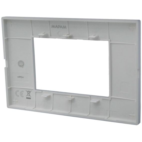 Placca 3 posti champagne Soft Touch compatibile Vimar Plana EL2507 