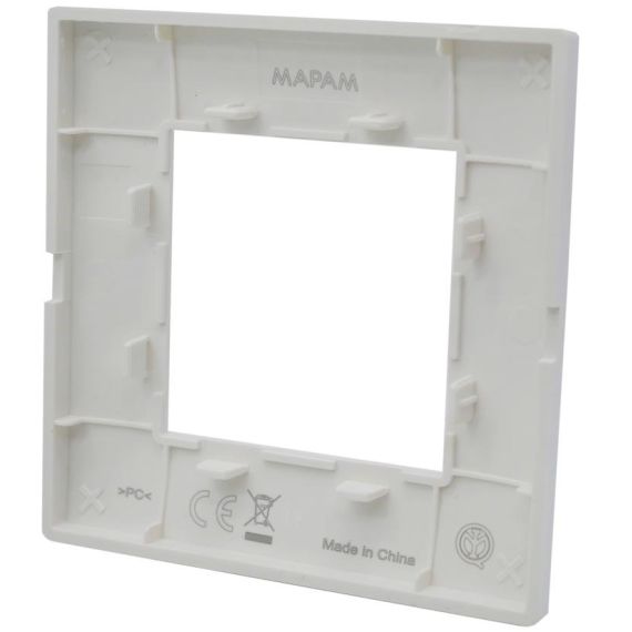 Placca 2 posti argento Soft Touch compatibile Vimar Plana EL2538 