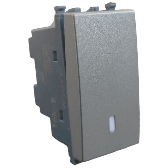 Invertitore unipolare grigio compatibile Vimar Arké EL351 