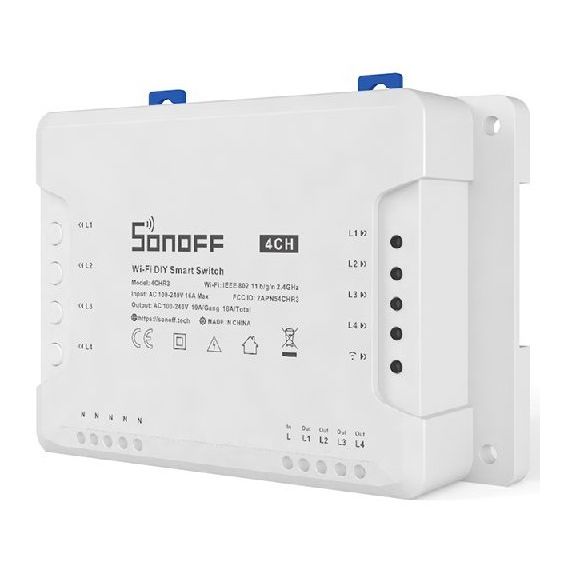 Interruttore smart wifi 4 canali con controllo RF K578 Sonoff