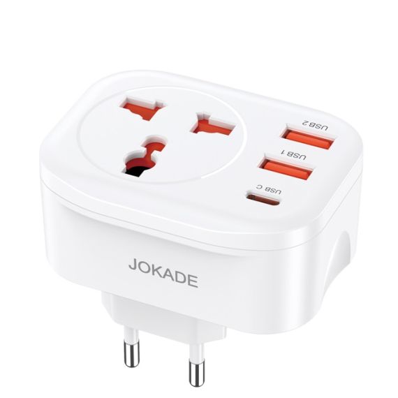 Adattatore da viaggio con prese USB 3.4A JB074 F4090 Jokade