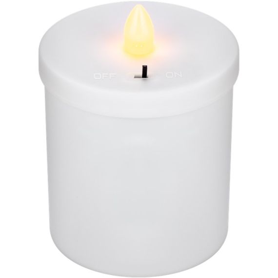 Lumino rosso a LED bianco caldo 2xAA IP44 F1477 Goobay