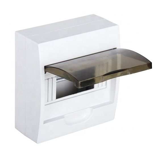 Centralino da parete 8 moduli con porta trasparente E9325 FATO