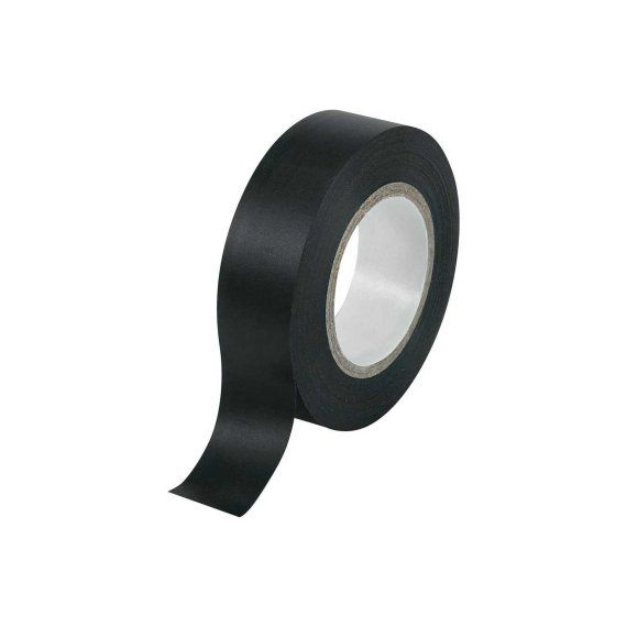 Nastro isolante nero 18mm 18m - Confezione da 10 pezzi W2010 Toolmak