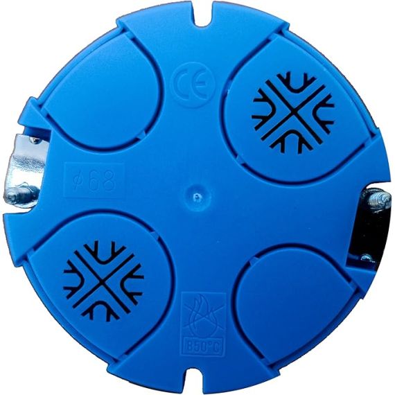 Scatola da incasso tonda per cartongesso 1/2 posti Ø68x40mm Faeg EL2383 FAEG