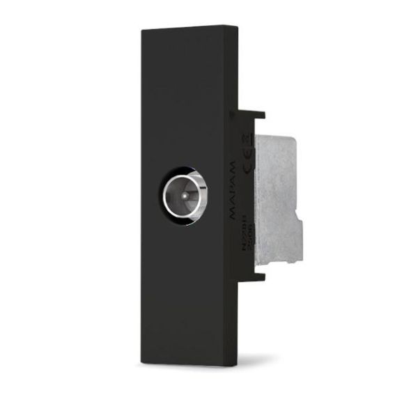 Presa TV derivata nera linea ZEN 01120 