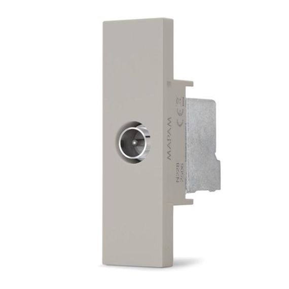 Presa TV passante sabbia linea ZEN 01172 