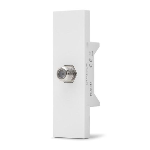 Presa SAT femmina diretta bianca linea ZEN 01208 