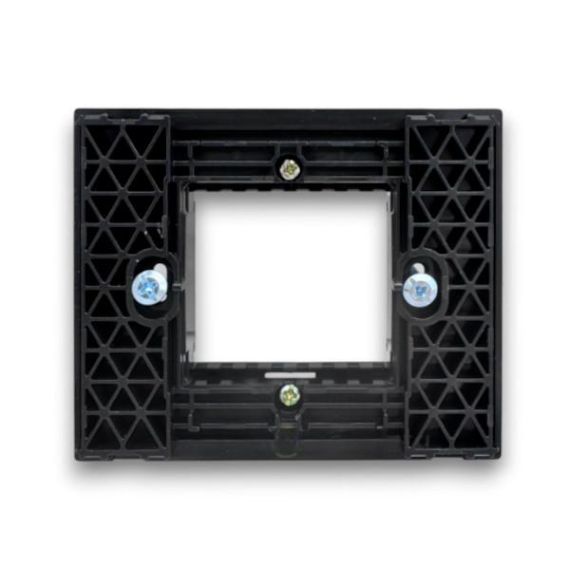 Supporto nero 2 posti linea Zen 02316 