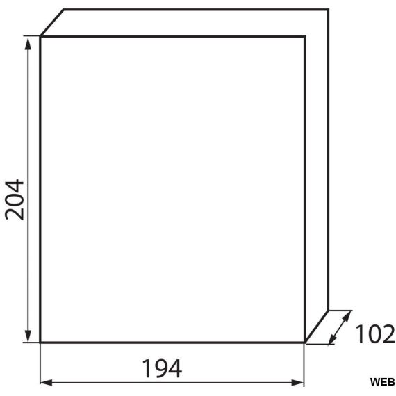 Quadro elettrico di distribuzione da parete serie KDB 6 moduli Kanlux B7991 Kanlux