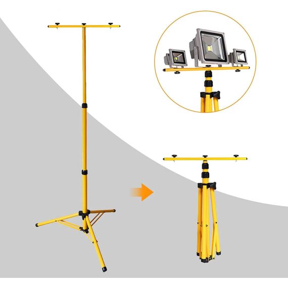 Supporto treppiede regolabile per faro da lavoro 160 cm E9333 