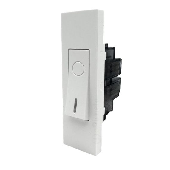 Interruttore bipolare bianco linea ZEN 01084 