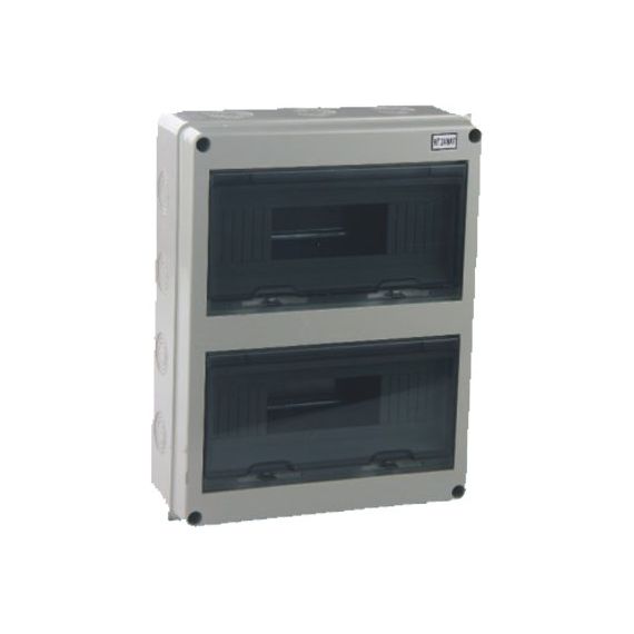 Centralino da Parete 24 moduli con 2 porte trasparenti EL150 FATO