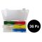 36 Pezzi - Kit fascette 550 pezzi - 5 colori EL854-36 