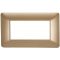 Placca in tecnopolimero 4P oro compatibile Matix EL1333 