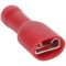 Connettore faston femmina isolato 6.3mm rosso 0.5-1.5mm confezione da 100 B4500 