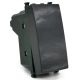 Pulsante unipolare 10A-250V nero compatibile Vimar Plana EL2376 