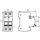 Interruttore magnetotermico 2P 16A Kanlux KA1170 Kanlux