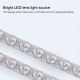 Plafoniera LED rotonda da soffitto effetto legno 40 cm grigia 24W 3CCT B7987 